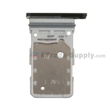 For Samsung Galaxy S21 Ultra Series SIM Card Tray Replacement (Single SIM Card) - Black - Grade S+