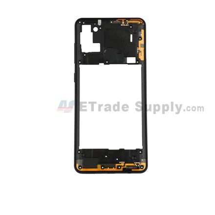 For Samsung Galaxy A21s/A217F Rear Housing Assembly Replacement - Black - Grade S+