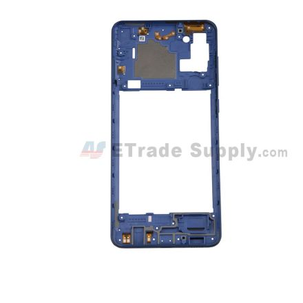 For Samsung Galaxy A21s/A217F Rear Housing Assembly Replacement - Blue - Grade S+