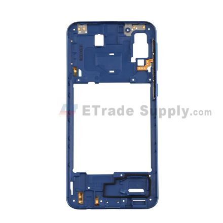 For Samsung Galaxy A40/A405F Rear Housing Replacement - Blue - With Logo - Grade S+