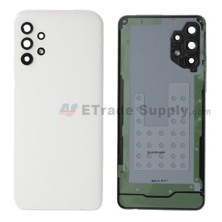 For Samsung Galaxy A32/A326 Battery Door Replacement (5G) - White - With Logo - Grade S+