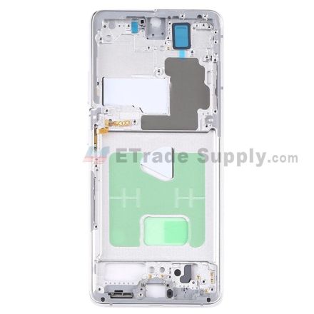 For Samsung Galaxy S21 Ultra Partition Replacement - Silver - Grade S