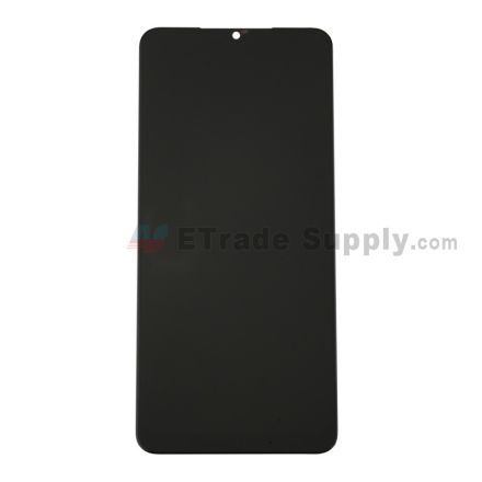 For Samsung Galaxy A03S/A037 LCD Screen and Digitizer Assembly Replacement - Black - Without Any Logo - Grade S+
