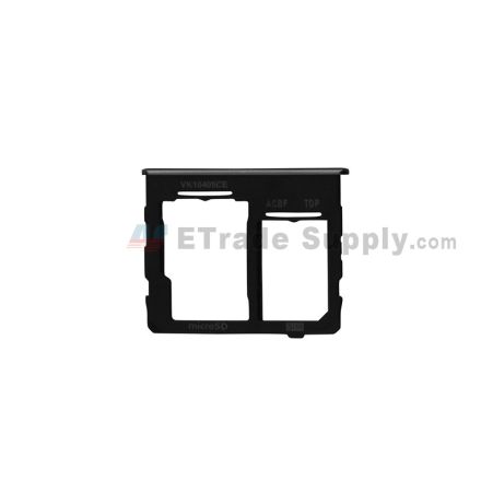 For Samsung Galaxy A32/A326 Series SIM Card Tray Replacement - Black - Grade S+