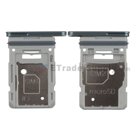 For Samsung Galaxy S20 FE Series SIM Card Tray Replacement (Double SIM Card) - Green - Grade S+