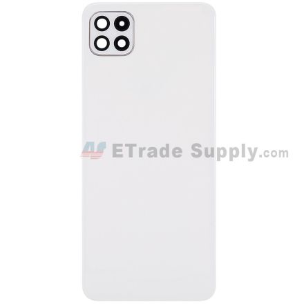 For Samsung Galaxy A22(5G)/ A22S/A226 Battery Door Replacement - White - With Logo - Grade S+