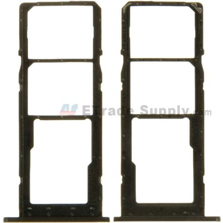 For Samsung Galaxy A03S/A037 SIM Card Tray Replacement (Double SIM Card) - Green - Grade S+