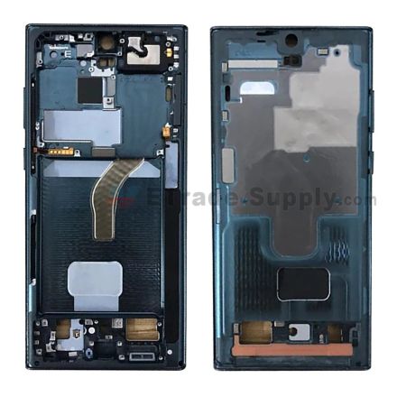 For Samsung Galaxy S22 Ultra Partition Replacement (European Version) - Green - Grade S+