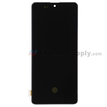 For Samsung Galaxy A71/A715 LCD Screen and Digitizer Assembly Replacement - Black - Without Logo - Grade R