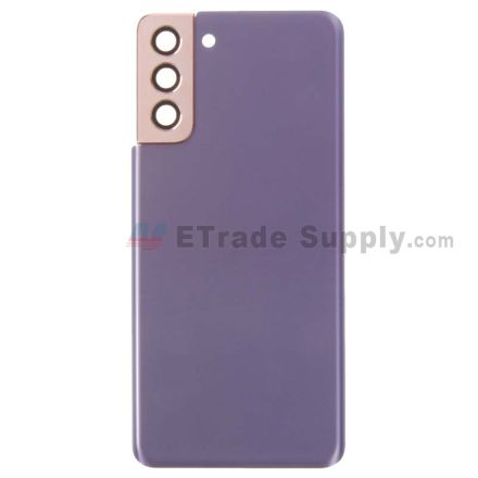 For Samsung Galaxy S21 Plus Battery Door Replacement - Purple - With Logo - Grade R