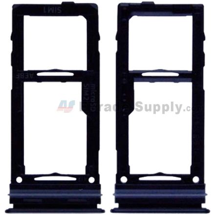 For Samsung Galaxy A52s /A528 SIM Card Tray Replacement (Double SIM Card) - Black - Grade S+