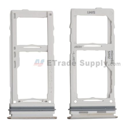 For Samsung Galaxy A52s /A528 SIM Card Tray Replacement (Double SIM Card) - Silver - Grade S+