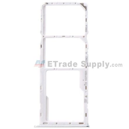 For Samsung Galaxy A22 (5G) / A22S / A226 SIM Card Tray Replacement (Double SIM Card) - White - Grade S+