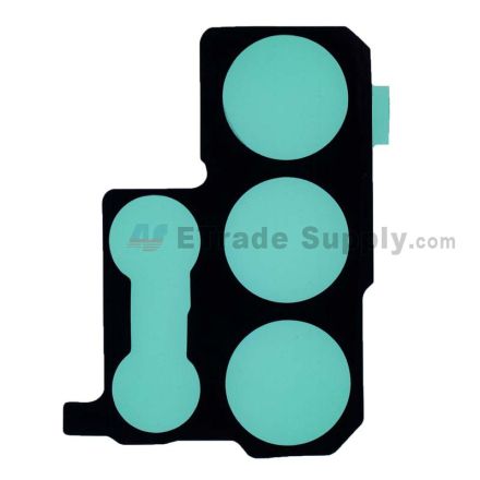 For Samsung Galaxy S22 Ultra Rear Facing Camera Lens with Bezel Replacement - Black - Grade S+