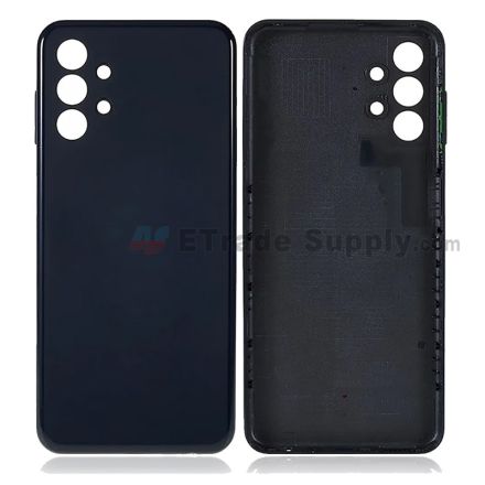 For Samsung Galaxy A13/A135 Battery Door Replacement - Black - With Logo - Grade S+