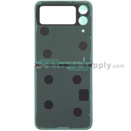 For Samsung Galaxy Z Flip4 SM-F721B Battery Back Cover with Phase Circle Replacement - Graphite - Grade R