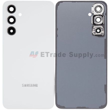 For Samsung Galaxy A54 5G/SM-A546 Battery Door Replacement - White - With Samsung Logo - Grade S+