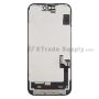 For Apple iPhone 15 LCD Screen and Digitizer Assembly with Frame Replacement - Black - Grade S+